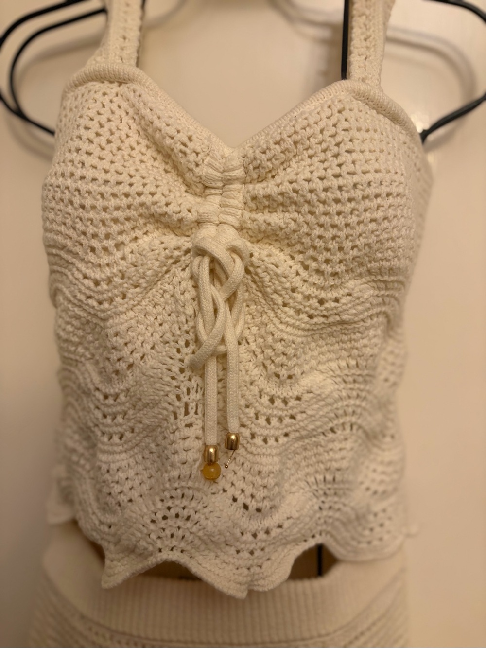 Rachel Zoe Cream Crochet Tank Swim Coverup - Picture 15 of 15